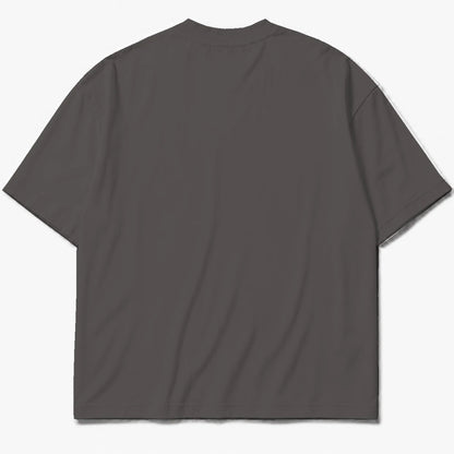 Rebranded Studios T-shirt — back view without sneakers