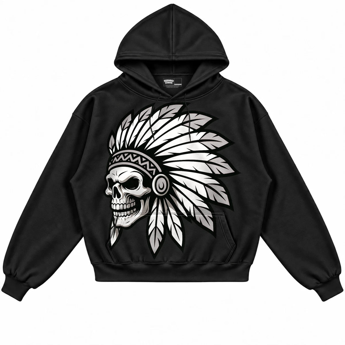 Rebranded Studios Chief 2.0 Air Jordan 10 Steel Black hoodie — front