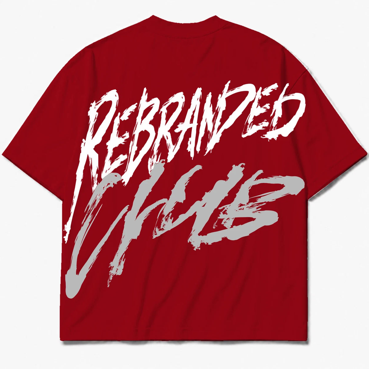Rebranded Studios Club 2.0 Air Jordan 4 Brick By Brick red shirt — back
