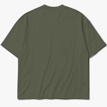 Rebranded Studios Rebranded Bear Air Jordan 4 Undefeated olive shirt — back