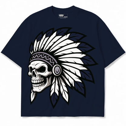 Rebranded Studios Chief 2.0 Air Jordan 3 White Navy Navy shirt — front