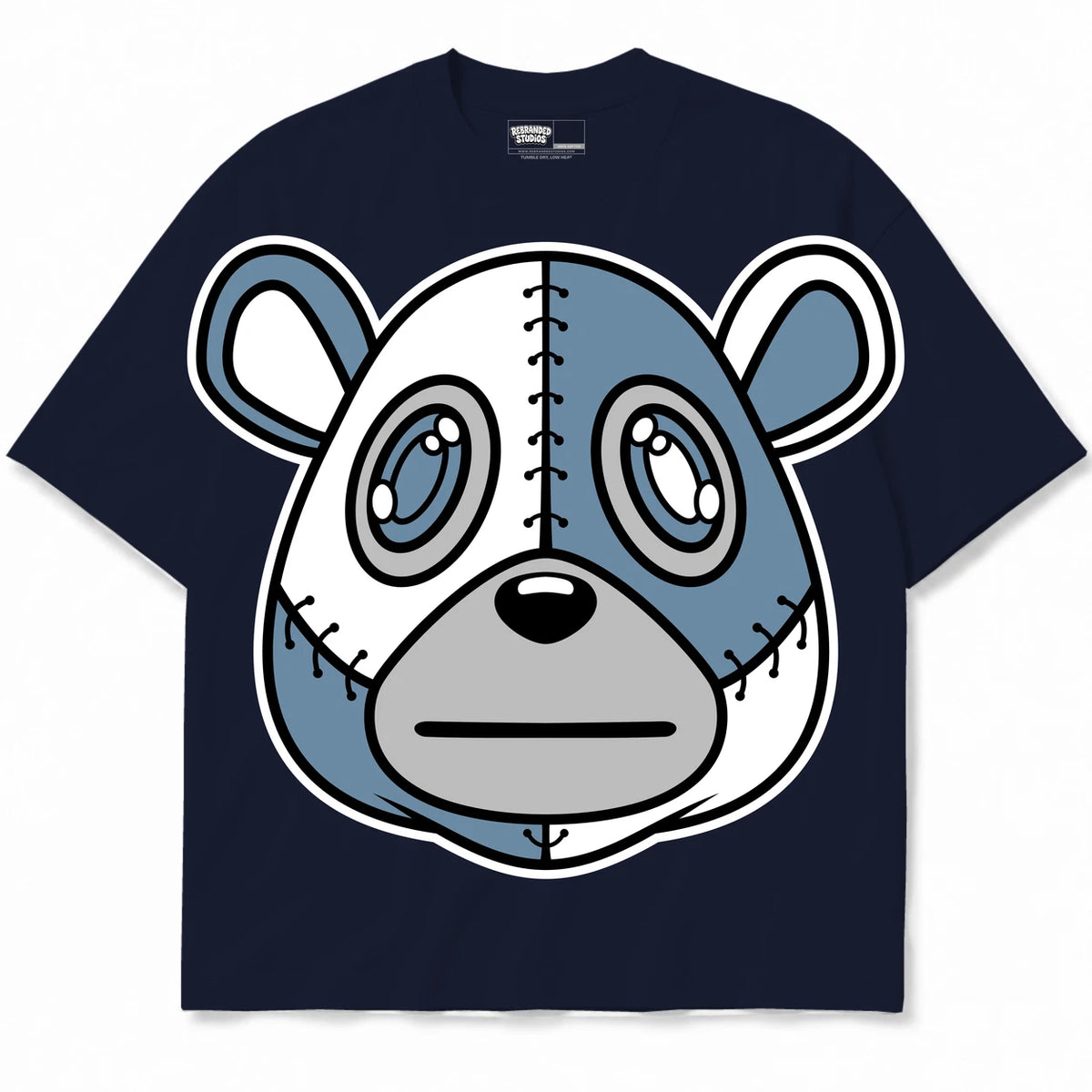 Rebranded Studios Rebranded Bear Air Jordan 5 Midnight Navy Collection navy shirt — front