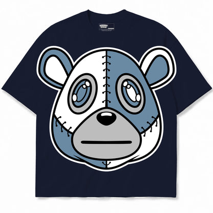 Rebranded Studios Rebranded Bear Air Jordan 5 Midnight Navy Collection navy shirt — front