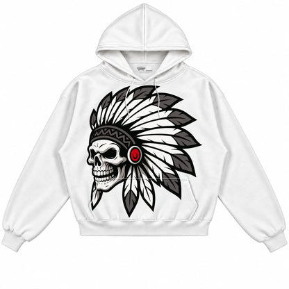 Rebranded Studios Chief 2.0 Air Jordan 10 Shadow White hoodie — front