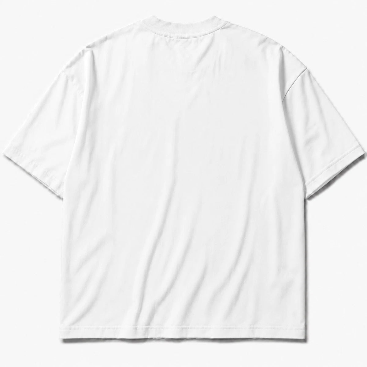 Rebranded Studios T-shirt — back view without sneakers