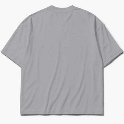 Rebranded Studios T-shirt — back view without sneakers