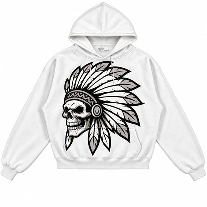 Rebranded Studios Chief 2.0 Air Jordan 10 Steel White hoodie — front