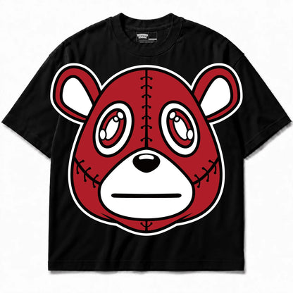 Rebranded Studios Rebranded Bear Air Jordan 6 Toro Bravo Collection black shirt — front