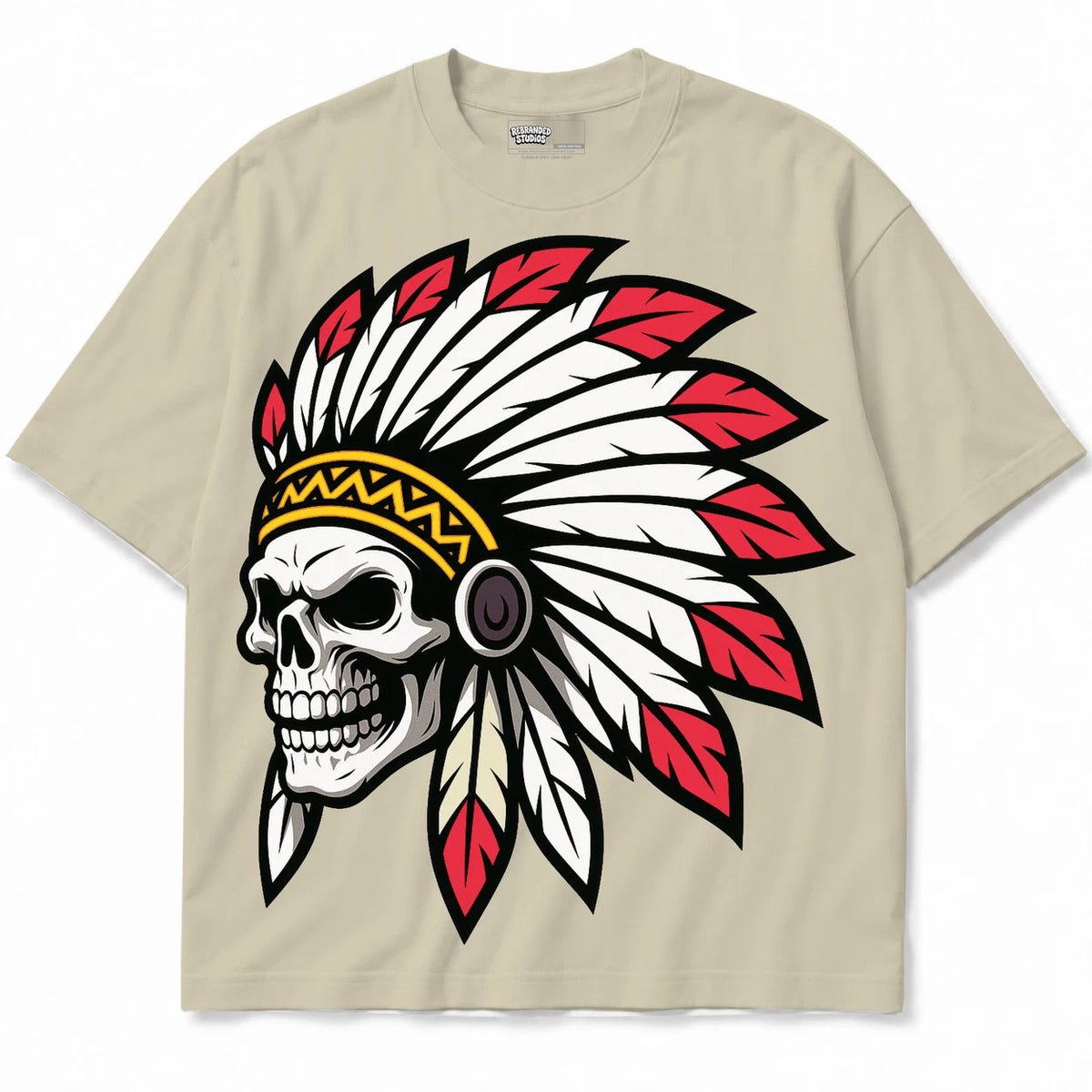 Rebranded Studios Chief 2.0 Air Jordan 3 J Balvin Medellín Sunset Cream shirt — front