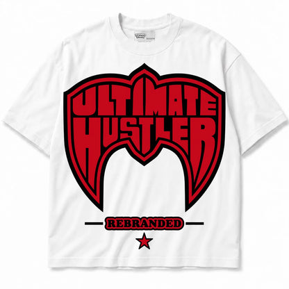Rebranded Studios Ultimate Hustler Air Jordan 9 OG Space Jam Collection white shirt — front