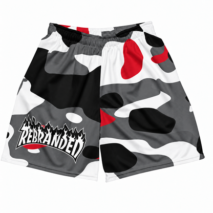 Rebranded Studios Classic Camo Air Jordan 9 OG Space Jam Mesh Shorts - front