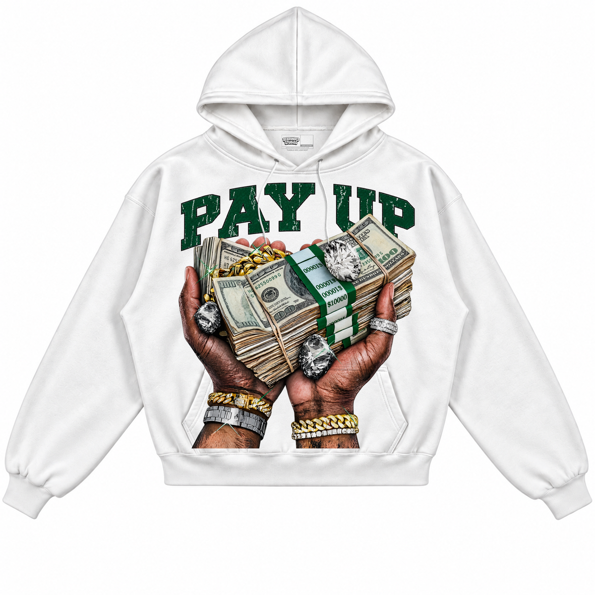 Rebranded Studios Pay Up — front without sneakers