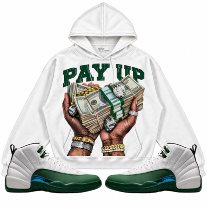 Rebranded Studios Pay Up — front styled with matching sneakers