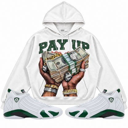Rebranded Studios Pay Up — front styled with matching sneakers