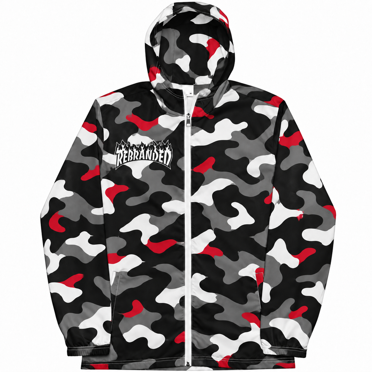 Rebranded Studios Contour Camo Air Jordan 9 OG Space Jam Windbreaker - front