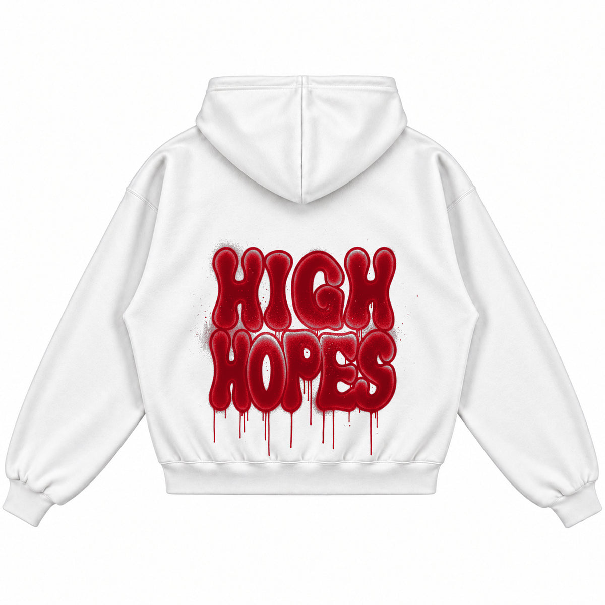 Rebranded Studios High Hopes Air Jordan 9 OG Space Jam Hoodie — printed back