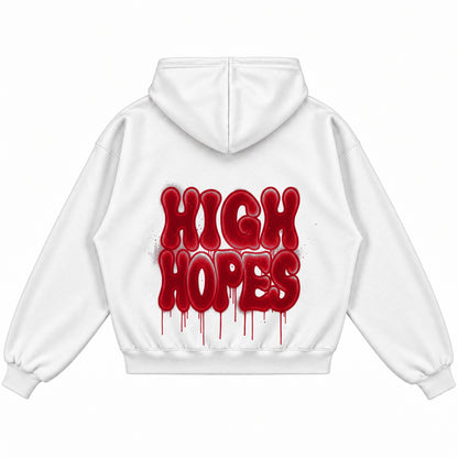Rebranded Studios High Hopes Air Jordan 9 OG Space Jam Hoodie — printed back