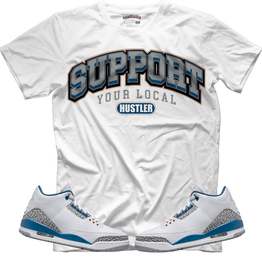 Support Your Local Hustler (Air Jordan 3 “Wizards” PE) T-Shirt - Misguided