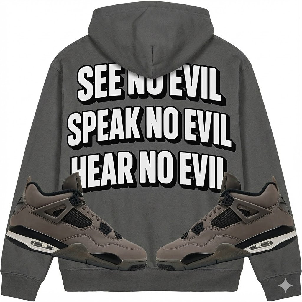 See No Evil (Air Jordan 4 Cave Stone) Hoodie