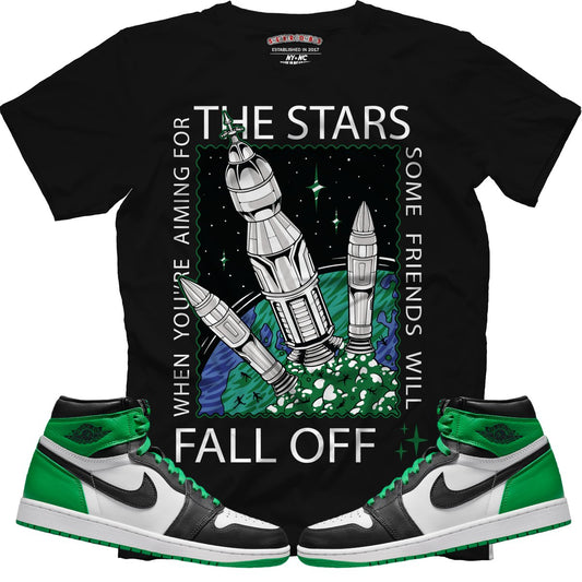 When You're Aiming For The Stars (Air Jordan 1 Lucky Green) T-Shirt - Misguided