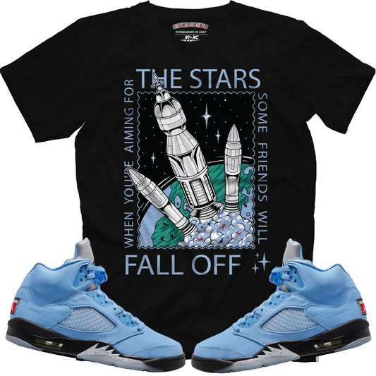 When You're Aiming For The Stars Some Friends Will Fall Off (Retro 5 UNC) T-Shirt - Misguided