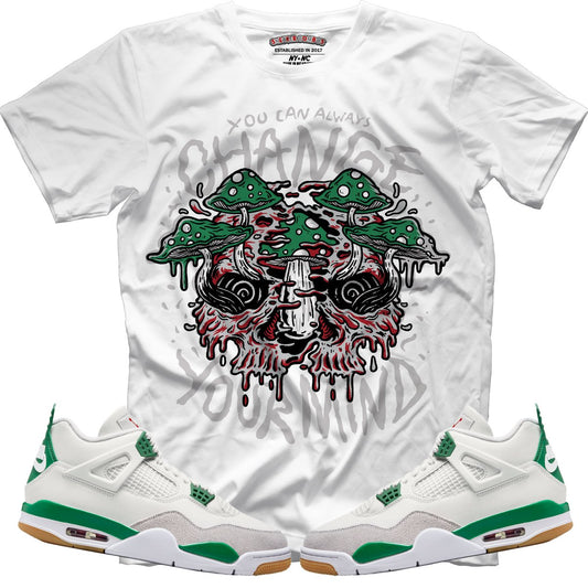 You Can Always Change (NIKE SB X AIR JORDAN 4 PINE GREEN) T-Shirt - Misguided